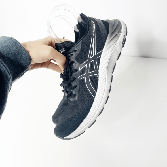 ASICS GEL-EXCITE 8 Running Sneaker 1012a916 ortholite comfort BLACK WOMENS 8 - Picture 6 of 9